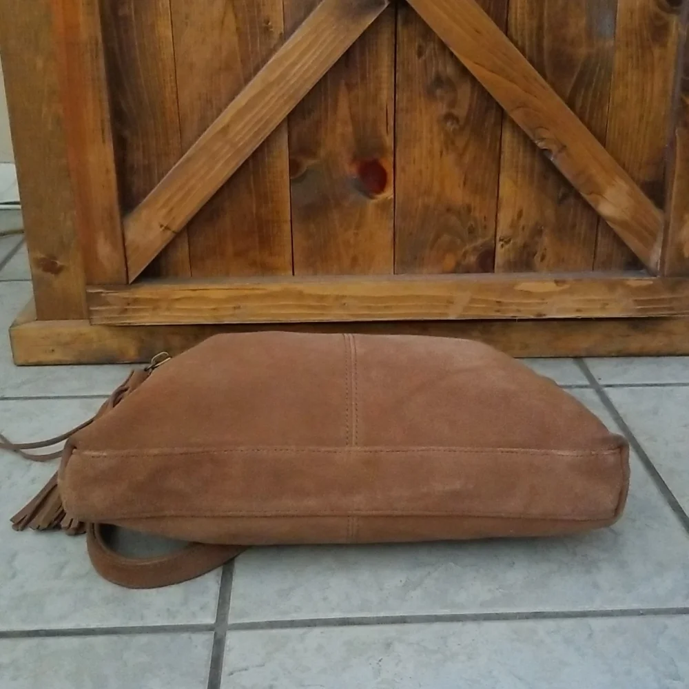 Margot Suede Crossbody Bag - Picture 6 of 12